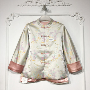 YB000623 外套品牌女装 时尚 短款 折扣颦薪 国风新中式 容系列