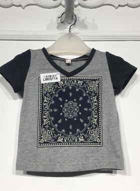 潮系列 LM05714 时尚T恤品牌童装折扣馨薪