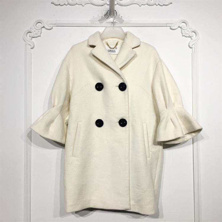 欧旗下FP系列 8043S024 时尚长款毛呢外套品牌女装折扣颦薪