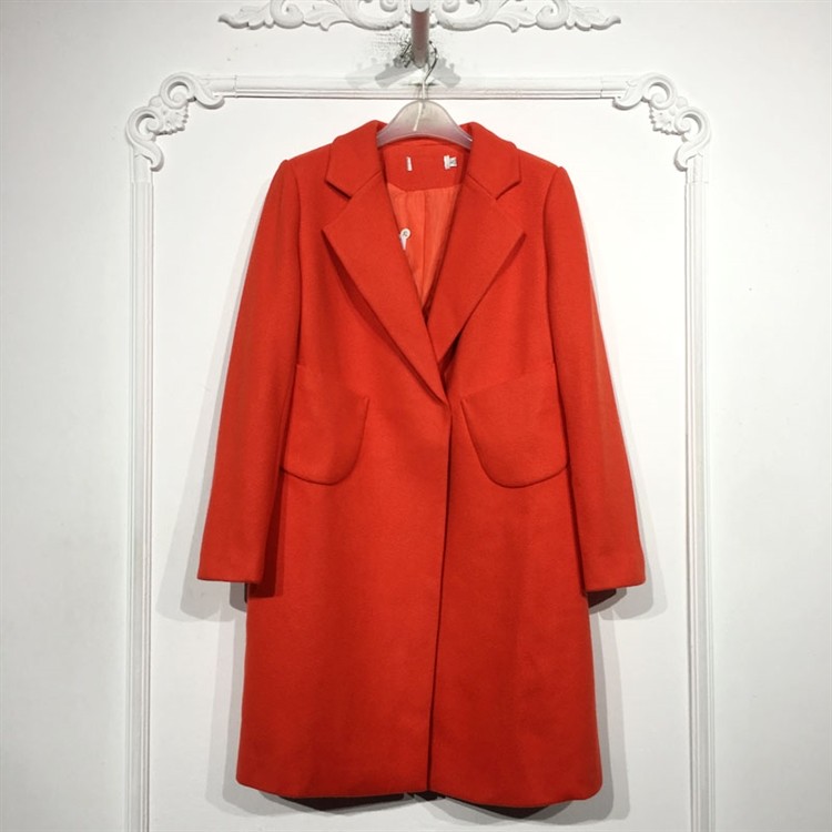 N系列 8128S045 时尚毛呢外套品牌女装折扣颦薪