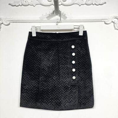 潮系列 8163S109 时尚短裙品牌女装折扣颦薪