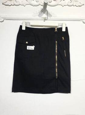 OLS系列 8207S191 时尚短裙品牌女装折扣颦薪