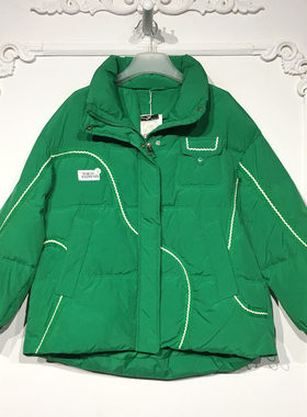 YZQ系列 8329S169 时尚短款羽绒服品牌女装折扣颦薪