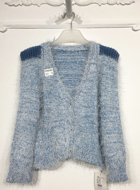 潮系列 D98392 时尚针织开衫品牌女装折扣搽
