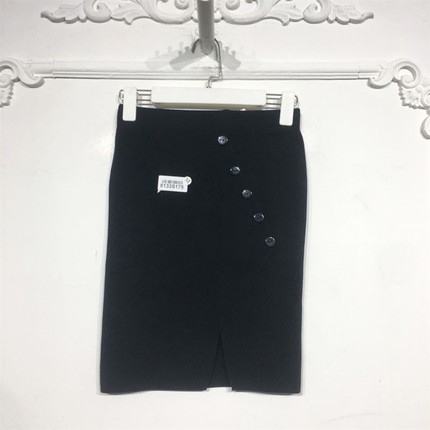 夕系列 8133S175 时尚针织短裙品牌女装折扣颦薪