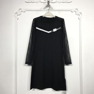 连衣裙品牌女装 时尚 折扣颦薪 D95758 卡LBS系列