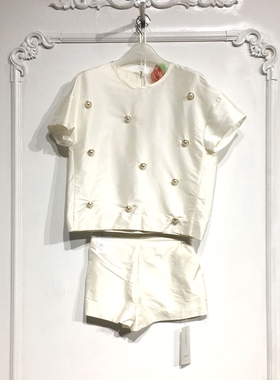 潮系列 D83024 时尚套装两件套品牌女装折扣馨薪