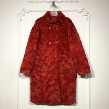 YZQ系列 K50230 时尚颗粒绒毛呢外套品牌女装折扣颦薪