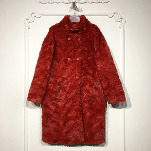 颗粒绒毛呢外套品牌女装 时尚 折扣颦薪 K50230 YZQ系列