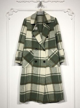 N系列 8286S263 时尚羊毛双面呢毛呢外套品牌女装折扣颦薪