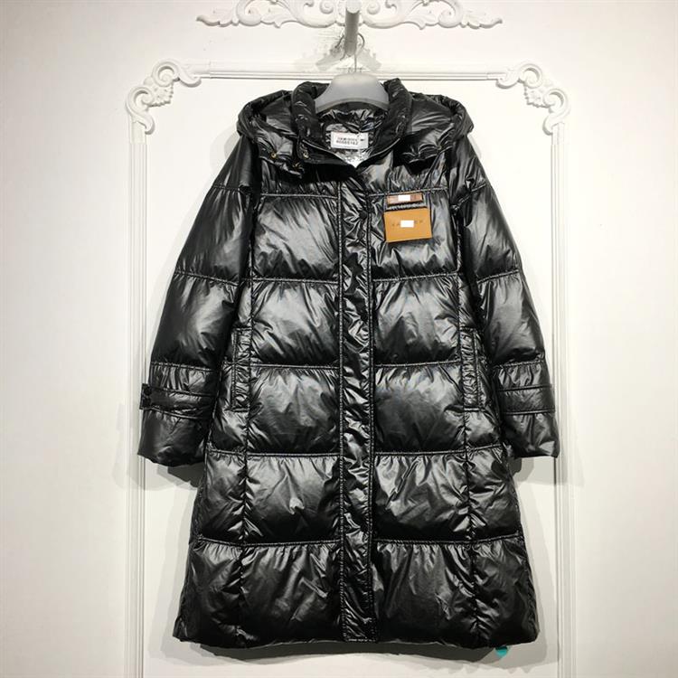 沫H系列 8058S162 时尚长款羽绒服品牌女装折扣颦薪