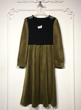 YZQ系列 8328S172 时尚连衣裙品牌女装折扣颦薪