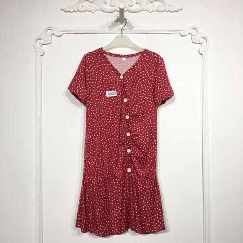 N系列 8214S094 时尚连衣裙品牌女装折扣颦薪