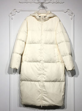 欧系列 8253S137 时尚长款羽绒服品牌女装折扣颦薪