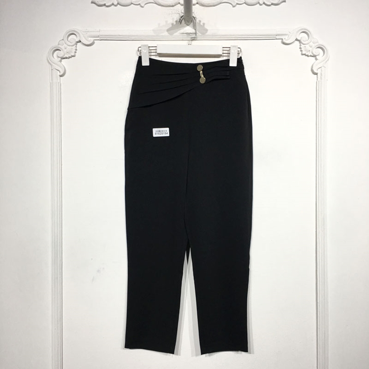 潮系列 8182S154 时尚九分裤品牌女装折扣颦薪