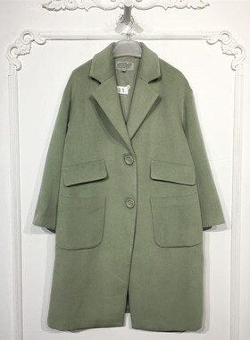 秋旗下F系列8126S206 时尚毛呢外套品牌女装折扣颦薪