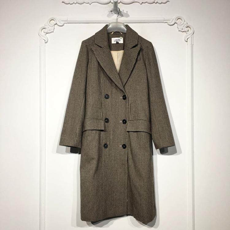 容系列 8246S287 时尚毛呢外套品牌女装折扣颦薪