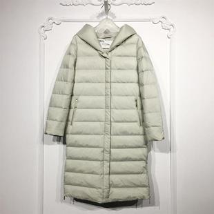 羽绒服品牌女装 欧系列 长款 时尚 折扣颦薪 8025S159