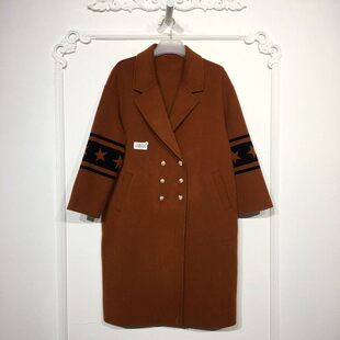 羊毛双面呢毛呢外套品牌女装 时尚 折扣颦薪 8155S212 N系列