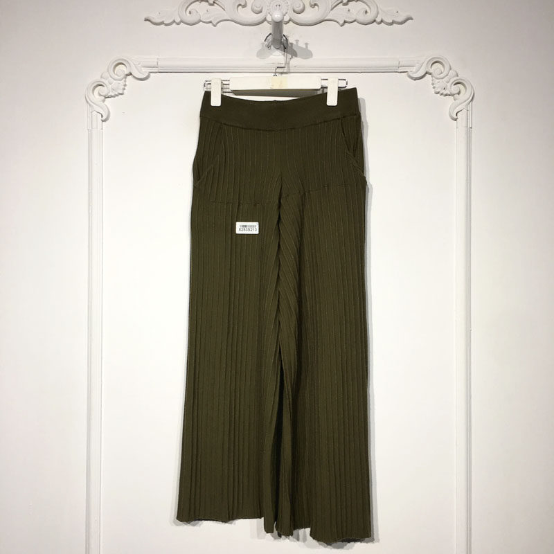 容系列 8253S213 时尚针织阔腿裤品牌女装折扣颦薪,女装/女士精品,休闲裤,淘宝优惠券,粉丝福利购,淘宝优惠卷