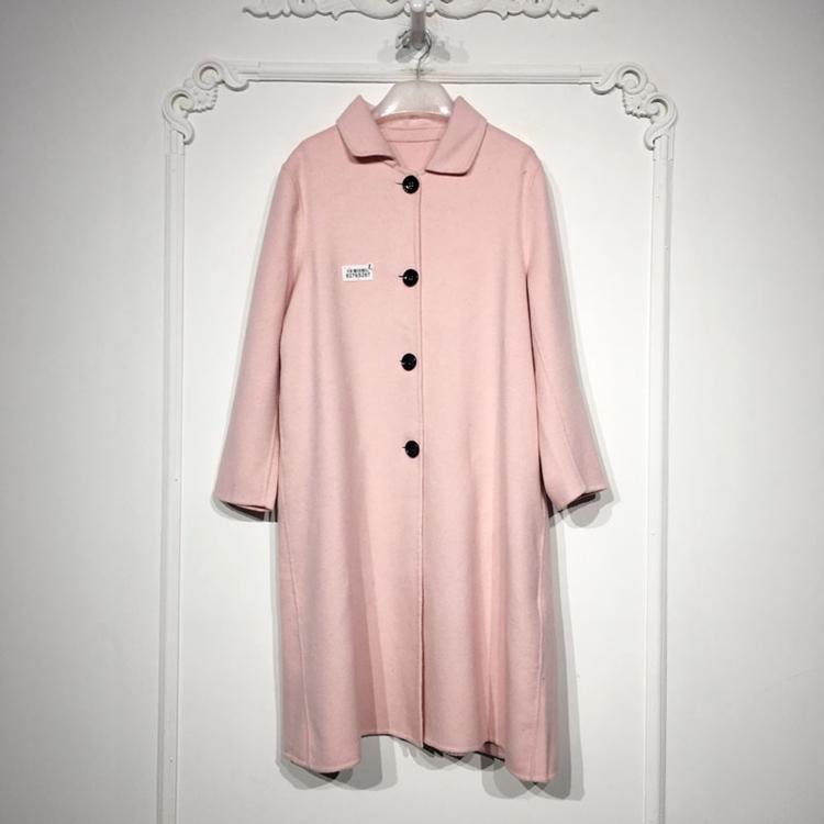 西树系列 8276S287 时尚羊毛双面呢毛呢外套品牌女装折扣颦薪