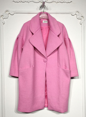 UGC系列 8247S134 时尚毛呢外套品牌女装折扣颦薪