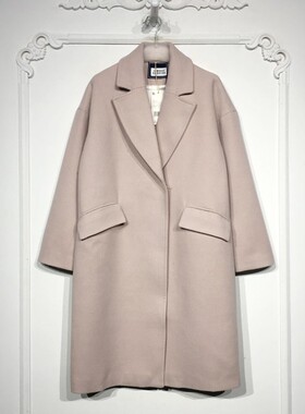 潮系列 8286S189 时尚毛呢外套品牌女装折扣颦薪