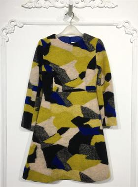 欧系列 8052S204 时尚连衣裙品牌女装折扣颦薪