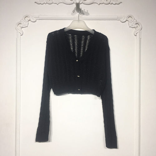容悦 8351S022 时尚针织开衫品牌女装折扣颦薪