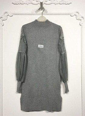 乔系列 8137S262 时尚针织连衣裙品牌女装折扣颦薪