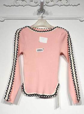 容系列 8266S070 时尚针织衫品牌女装折扣颦薪