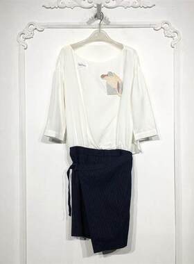 衣系列 D87909 时尚连衣裙品牌女装折扣颦薪