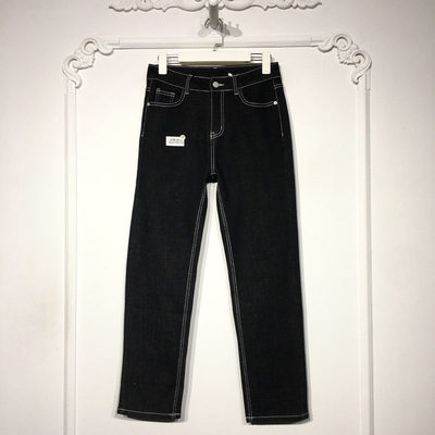 容系列 8331S078 时尚牛仔长裤品牌女装折扣颦薪