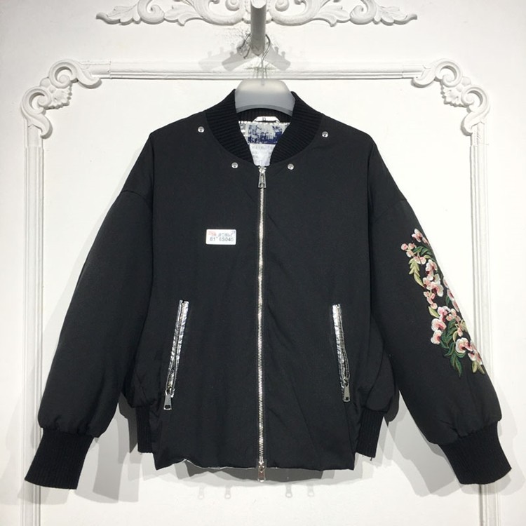 潮系列 8176S045 时尚长款羽绒服品牌女装折扣颦薪