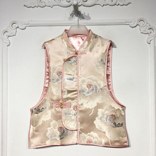 马夹品牌女装 容悦 国风新中式 时尚 折扣颦薪 YB000895