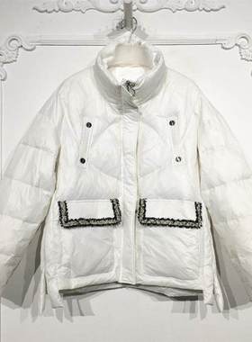 N系列 8043S148 时尚短款羽绒服品牌女装折扣颦薪