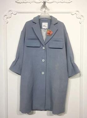 M系列 8151S014 时尚毛呢外套品牌女装折扣颦薪