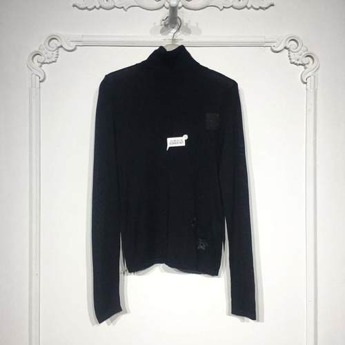 欧系列 8266S167 时尚桑蚕丝山羊绒针织衫品牌女装折扣颦薪