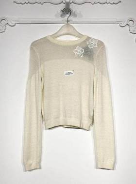 欧系列 8266S148 时尚针织衫品牌女装折扣颦薪