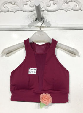 潮系列 D90254 时尚防垂运动背心品牌女装文胸