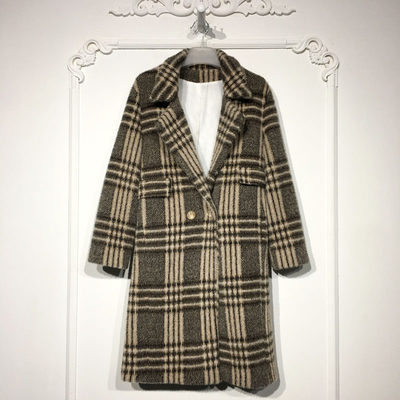 容系列 8253S197 时尚羊毛黄金貂外套品牌女装折扣颦薪