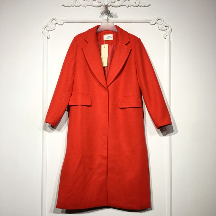 佐Y系列 8283S027 时尚毛呢外套品牌女装折扣颦薪