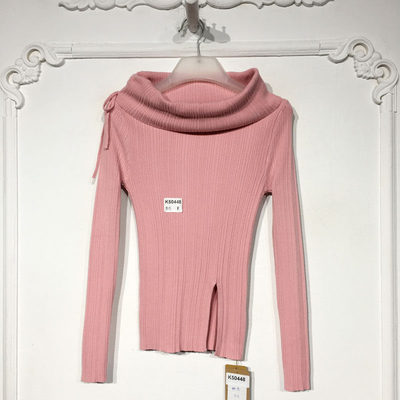 录系列 K50448 时尚针织衫品牌女装折扣颦薪