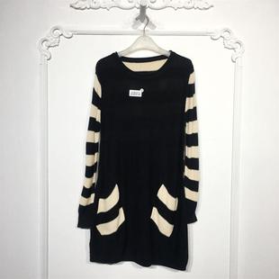 针织连衣裙品牌女装 时尚 折扣颦薪 8040S188 N系列