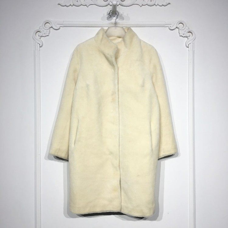 潮系列 8282S171 时尚羊毛羊剪绒外套品牌女装折扣-微瑕颦薪,女装/女士精品,毛呢外套,淘宝优惠券,粉丝福利购,淘宝优惠卷