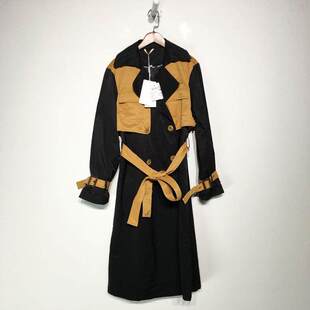 风衣外套品牌女装 潮系列 时尚 A01247 折扣颦薪 Z01