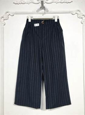 潮系列 D87581 时尚阔腿裤品牌女装折扣颦薪