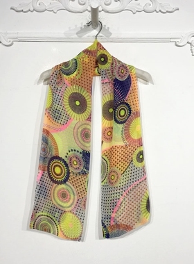 N系列 D97230 时尚围巾品牌女装折扣饕