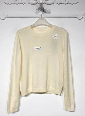 欧系列 8271S084 时尚羊毛针织衫品牌女装折扣颦薪