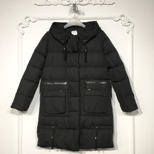羽绒服品牌女装 时尚 折扣颦薪 D99461 潮系列